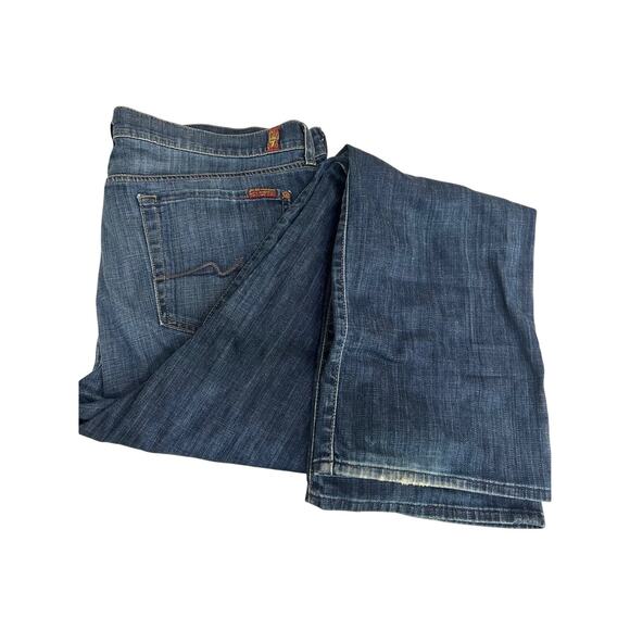 7 Seven For All Mankind Jeans Standard Womens SZ40 Denim Bootcut Stretch Premium - Picture 3 of 10